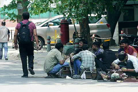 Hot summer day in Delhi